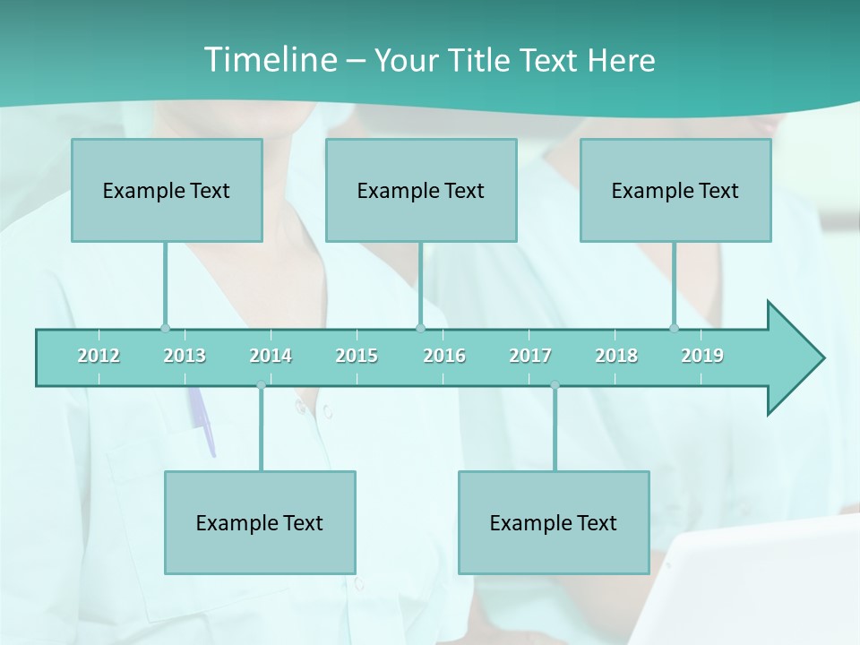 Working Smiling Smock PowerPoint Template