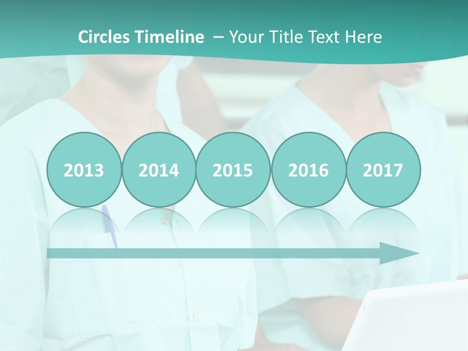 Working Smiling Smock PowerPoint Template