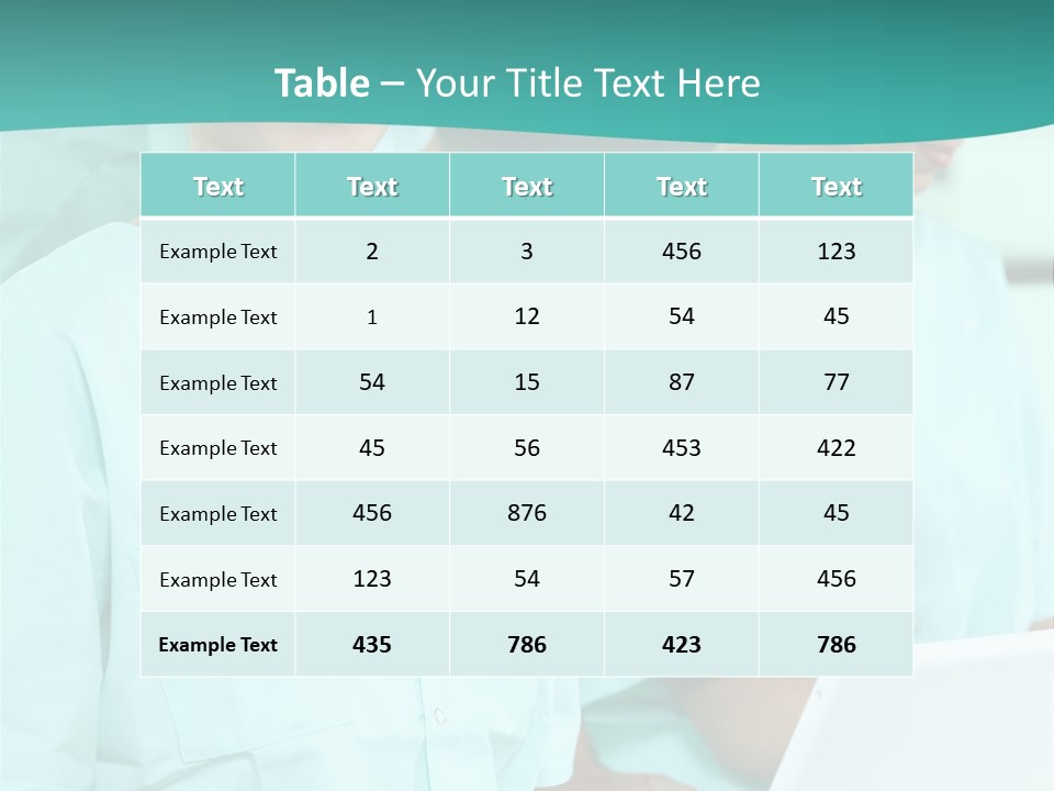 Working Smiling Smock PowerPoint Template