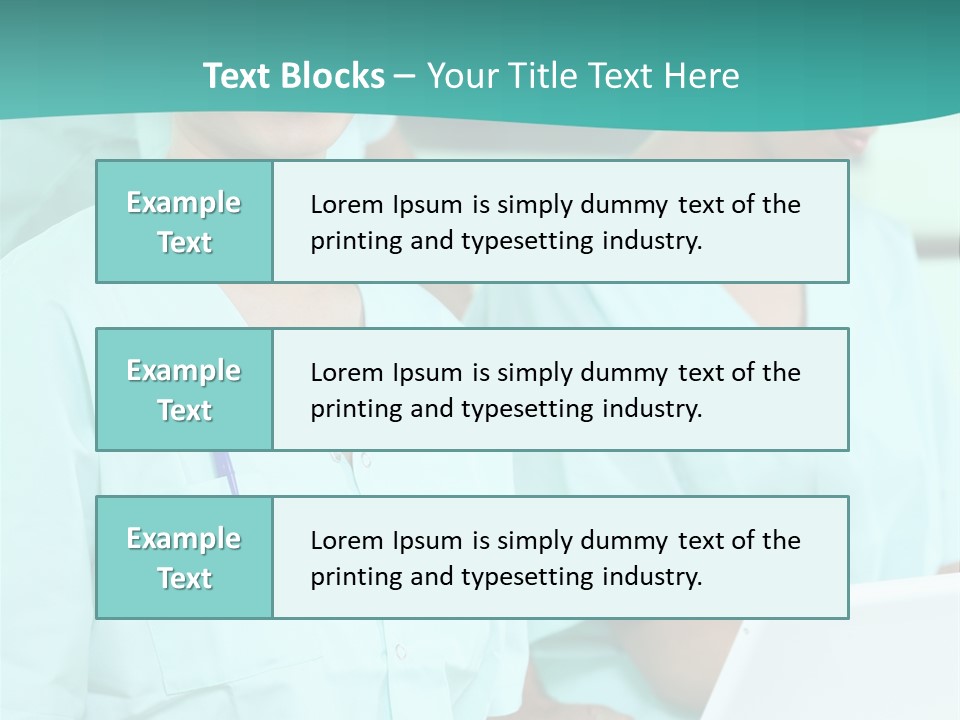 Working Smiling Smock PowerPoint Template