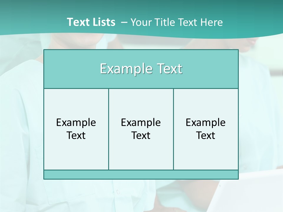 Working Smiling Smock PowerPoint Template