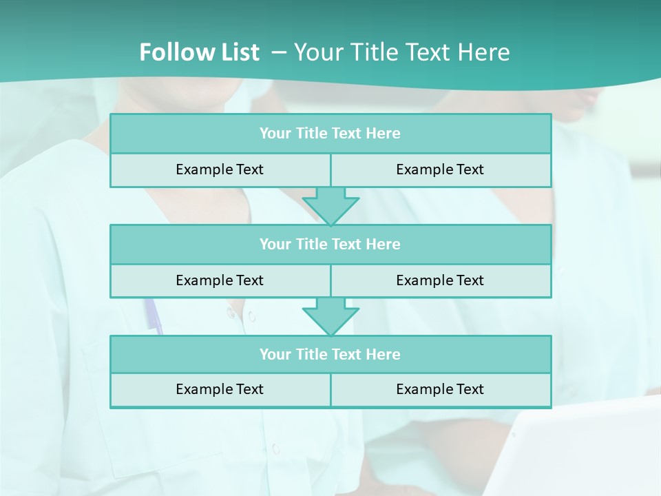 Working Smiling Smock PowerPoint Template