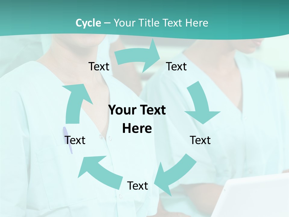 Working Smiling Smock PowerPoint Template