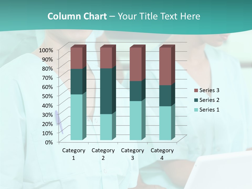 Working Smiling Smock PowerPoint Template