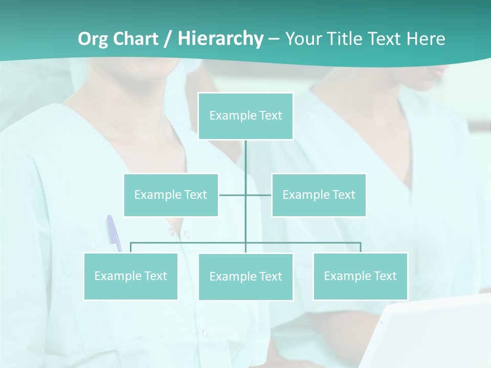 Working Smiling Smock PowerPoint Template