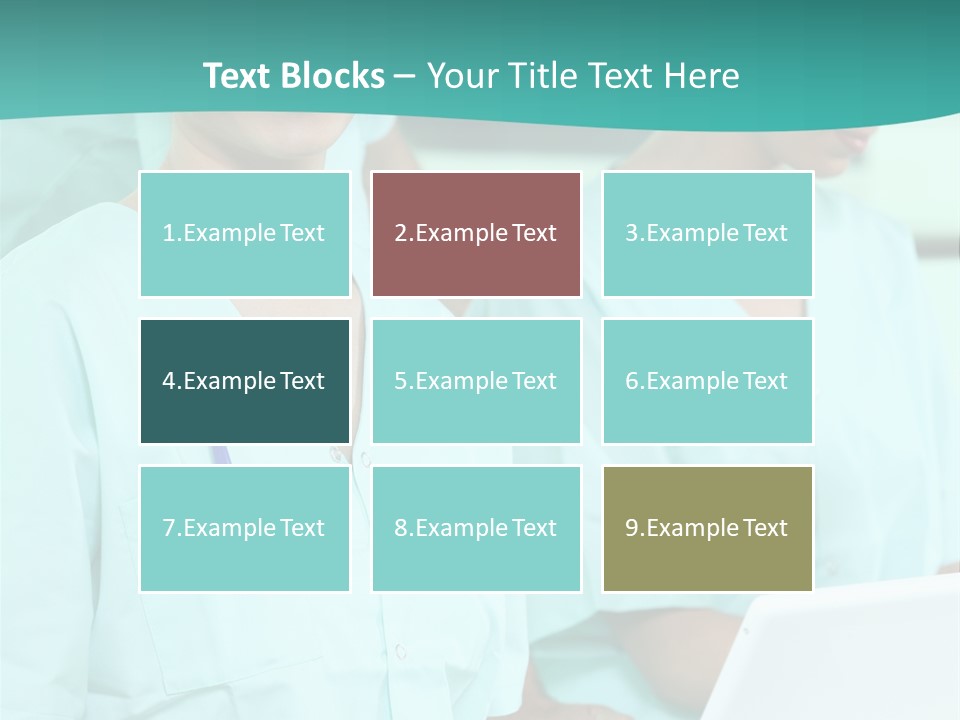 Working Smiling Smock PowerPoint Template
