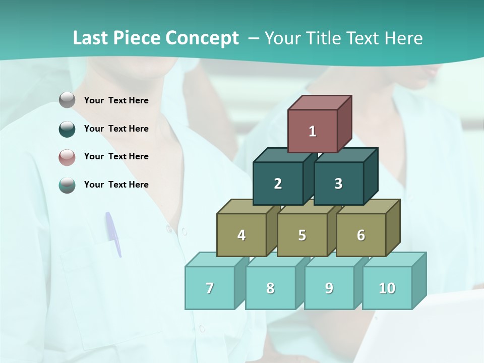 Working Smiling Smock PowerPoint Template