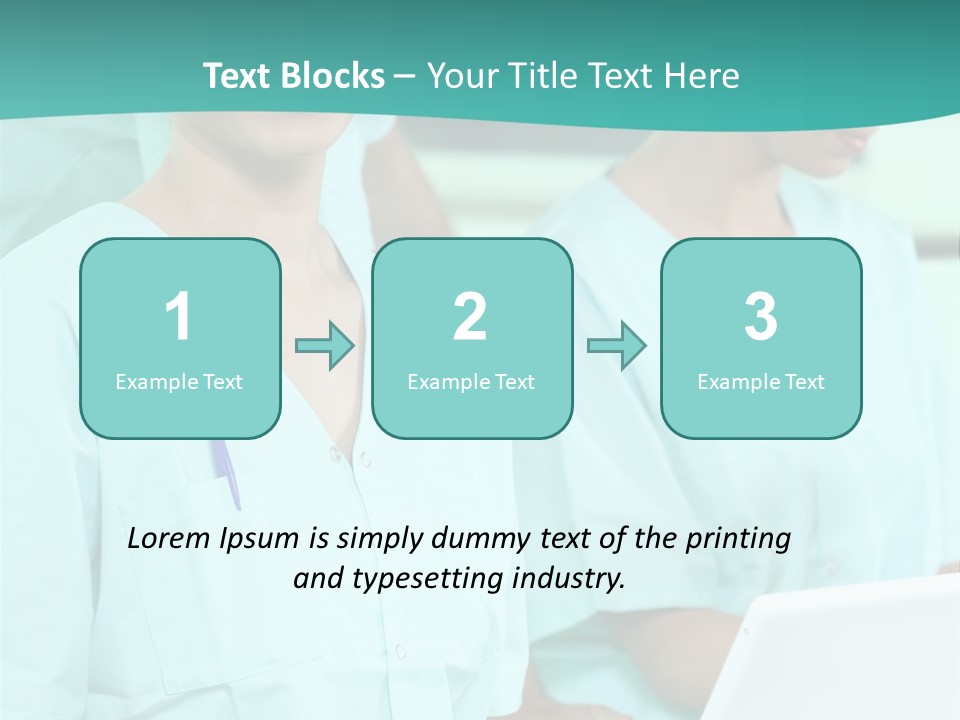 Working Smiling Smock PowerPoint Template