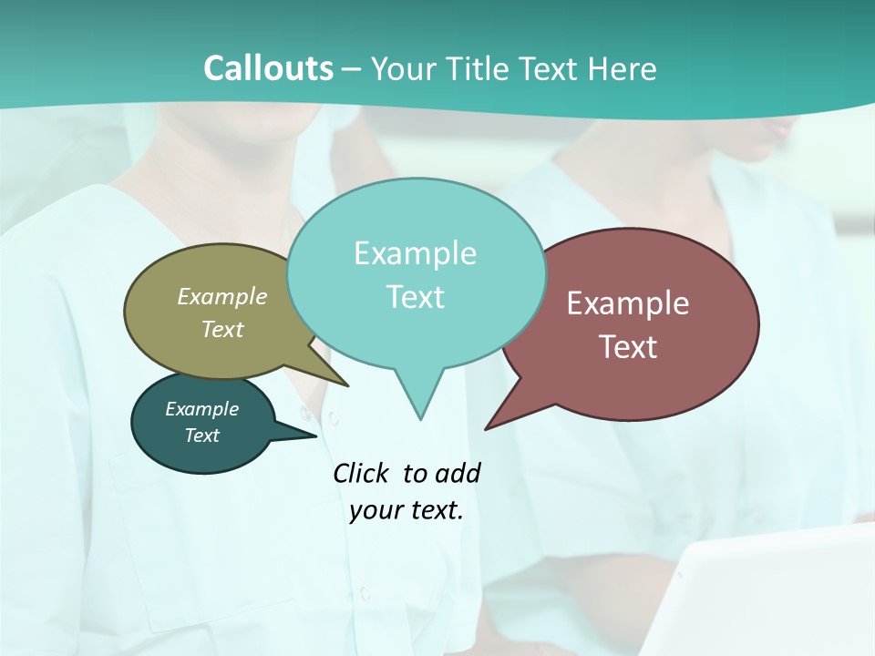 Working Smiling Smock PowerPoint Template