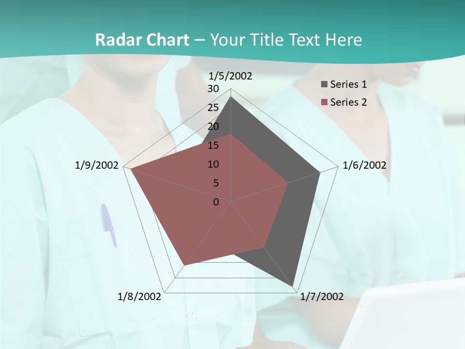 Working Smiling Smock PowerPoint Template