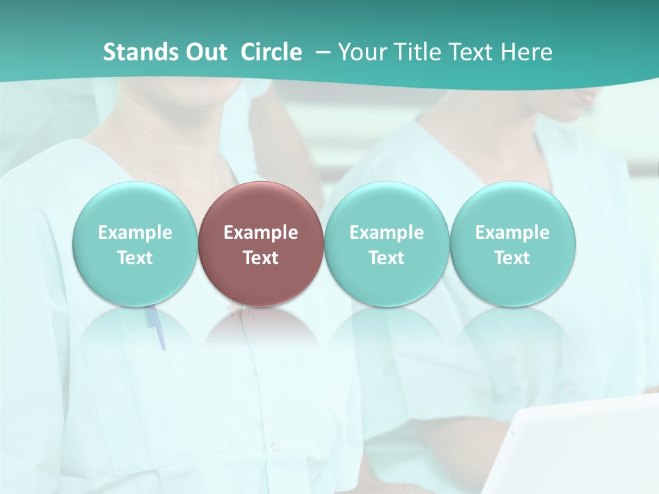 Working Smiling Smock PowerPoint Template