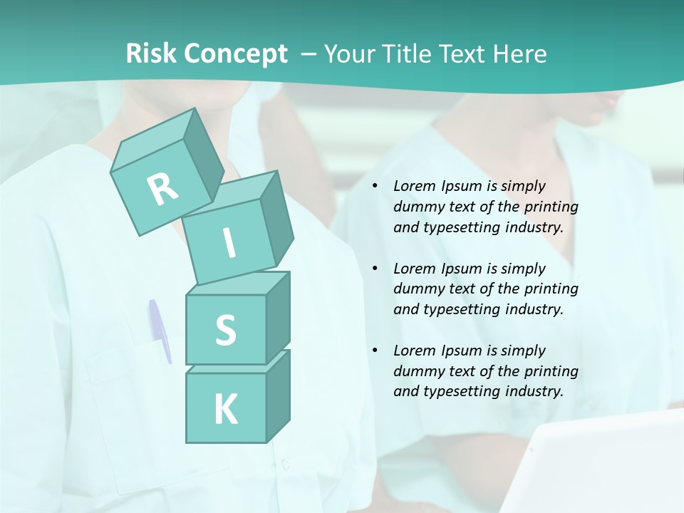 Working Smiling Smock PowerPoint Template