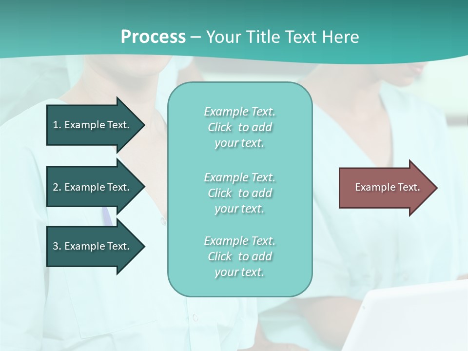 Working Smiling Smock PowerPoint Template