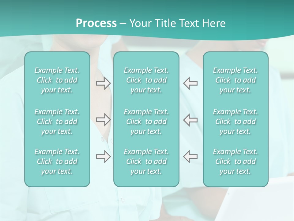 Working Smiling Smock PowerPoint Template