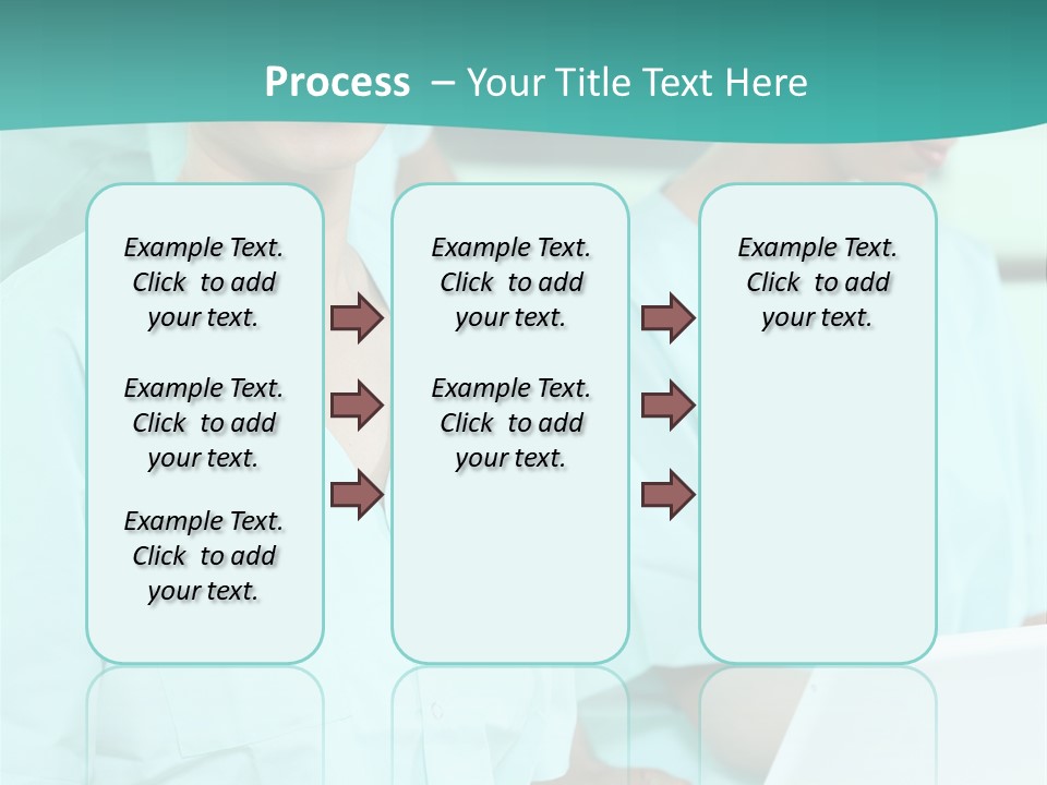 Working Smiling Smock PowerPoint Template