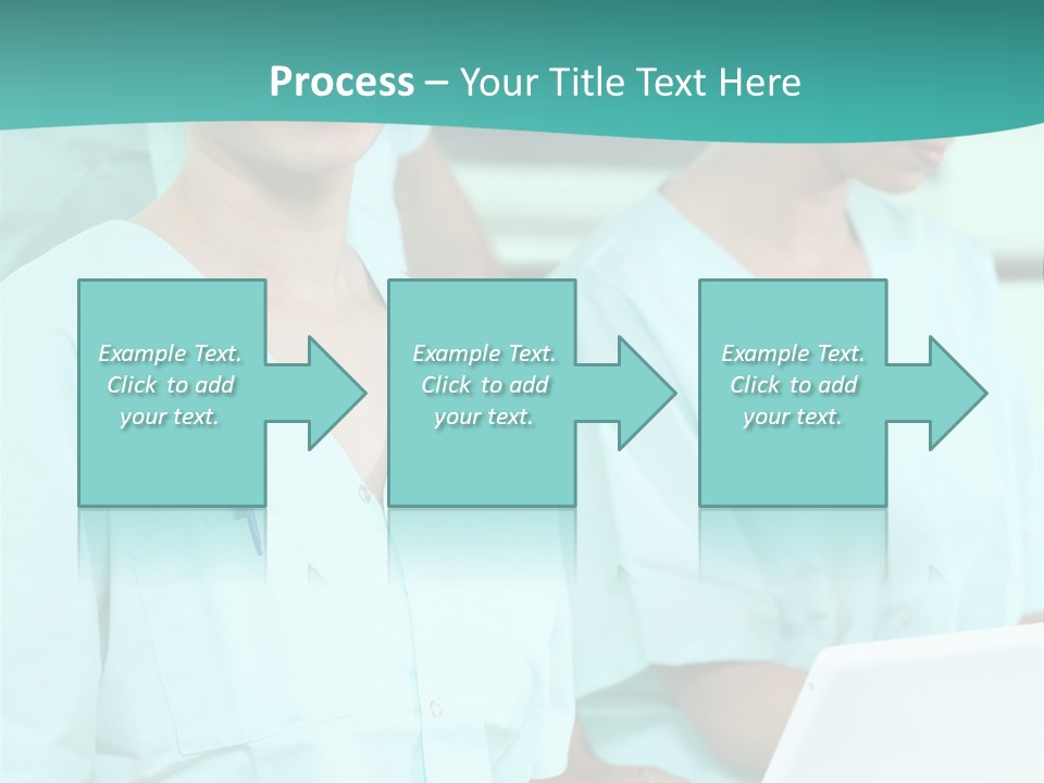 Working Smiling Smock PowerPoint Template