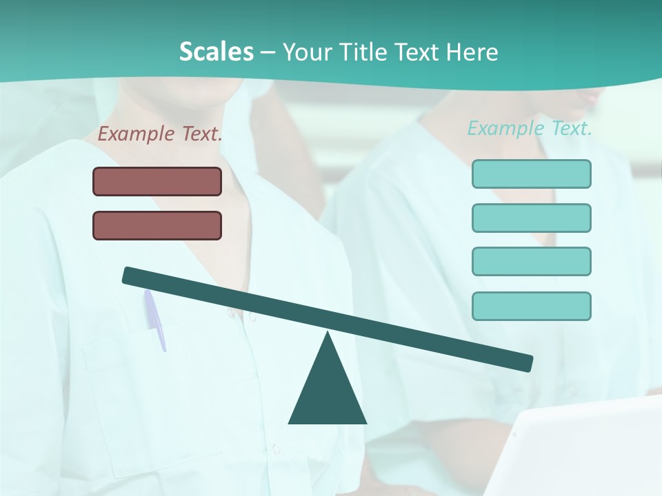Working Smiling Smock PowerPoint Template