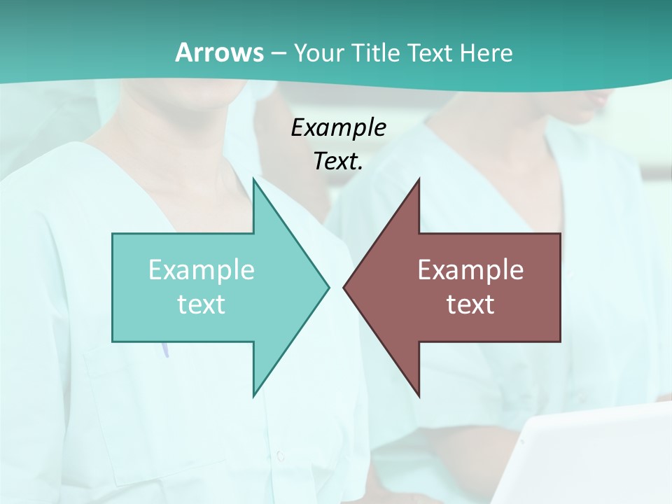 Working Smiling Smock PowerPoint Template