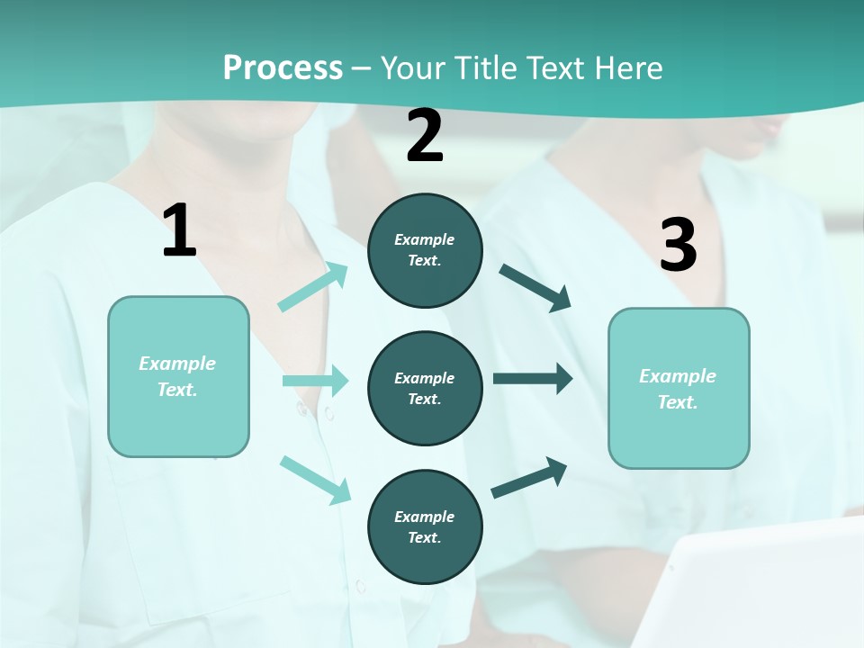 Working Smiling Smock PowerPoint Template