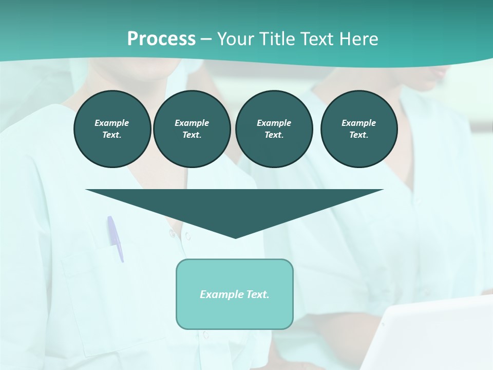 Working Smiling Smock PowerPoint Template