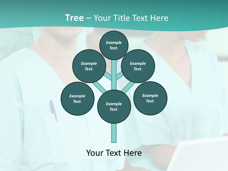 Working Smiling Smock PowerPoint Template