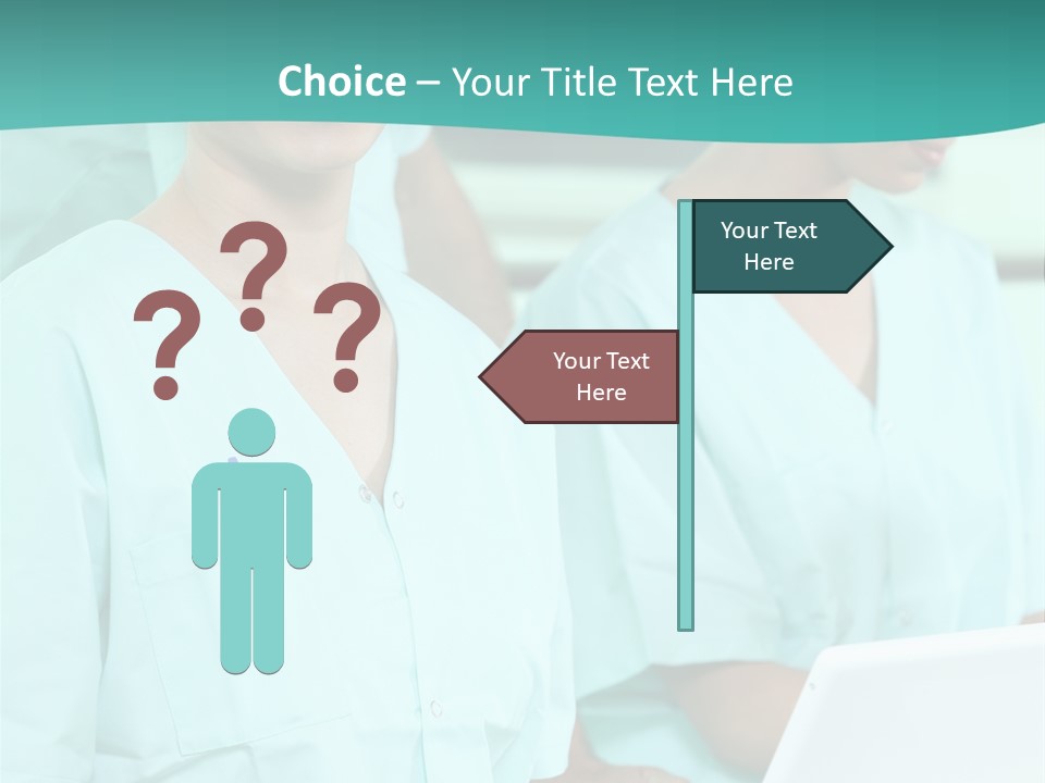 Working Smiling Smock PowerPoint Template