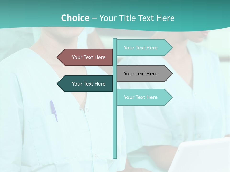 Working Smiling Smock PowerPoint Template