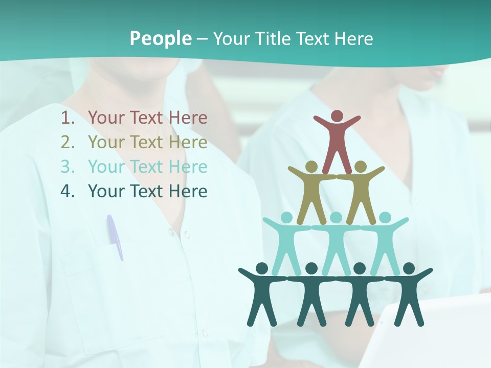 Working Smiling Smock PowerPoint Template