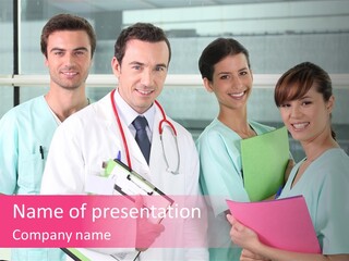 Medical Job Nurse PowerPoint Template