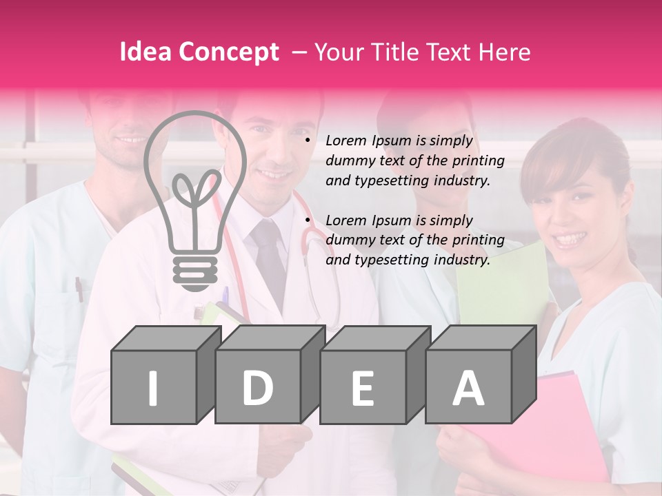 Medical Job Nurse PowerPoint Template