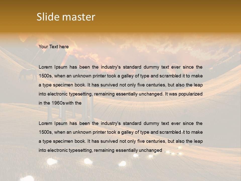 Summer Tempting White PowerPoint Template