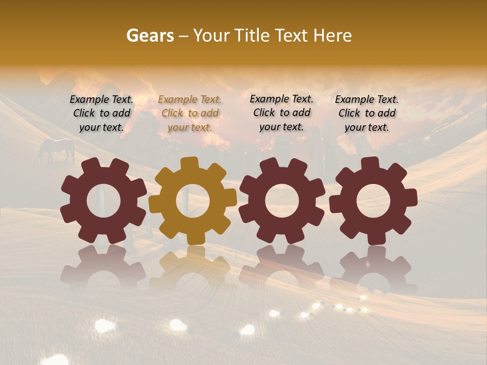 Summer Tempting White PowerPoint Template