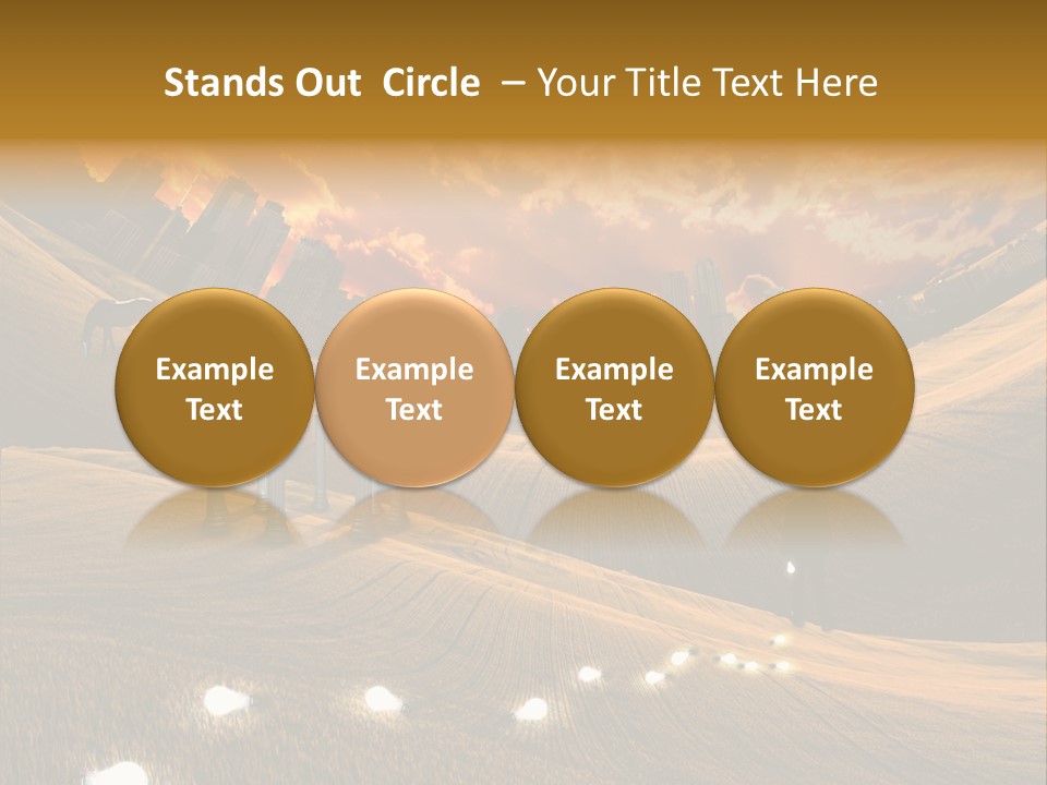 Summer Tempting White PowerPoint Template