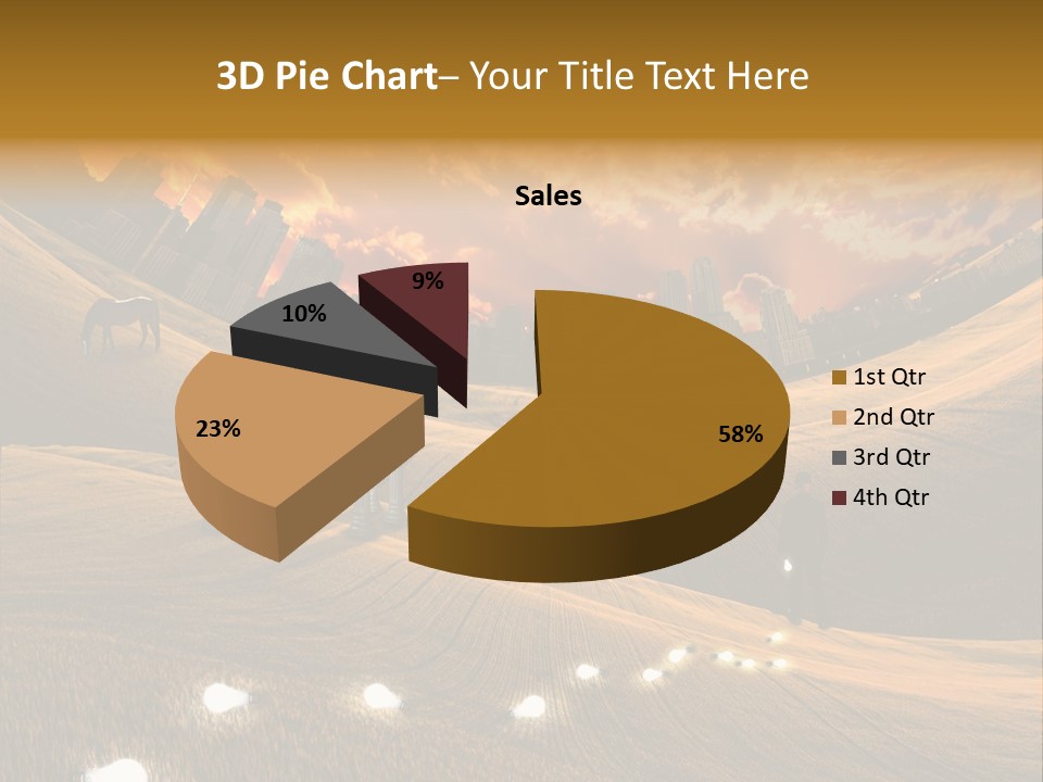 Summer Tempting White PowerPoint Template