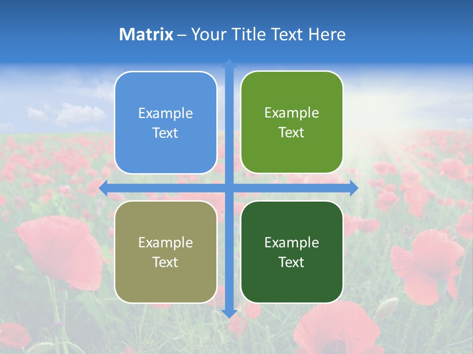 Landscape Close Up Beautiful PowerPoint Template