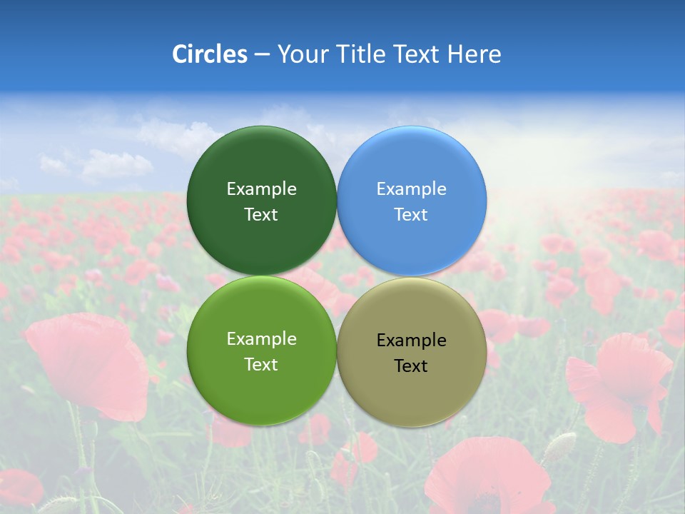 Landscape Close Up Beautiful PowerPoint Template