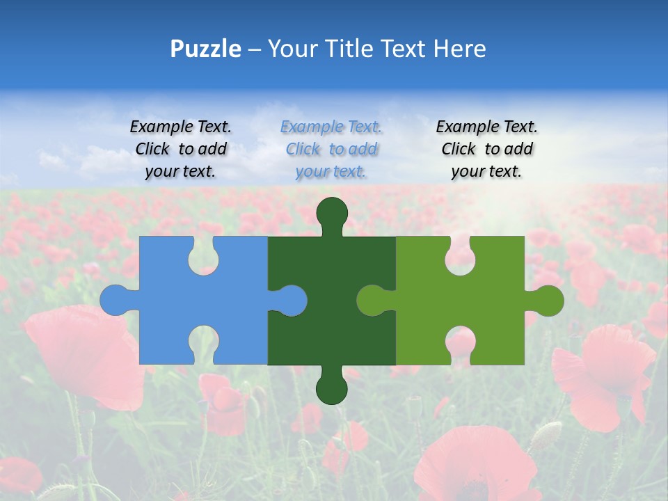 Landscape Close Up Beautiful PowerPoint Template