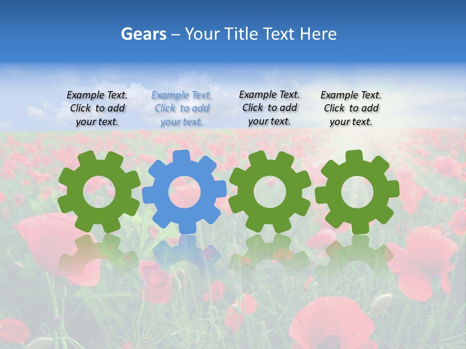 Landscape Close Up Beautiful PowerPoint Template