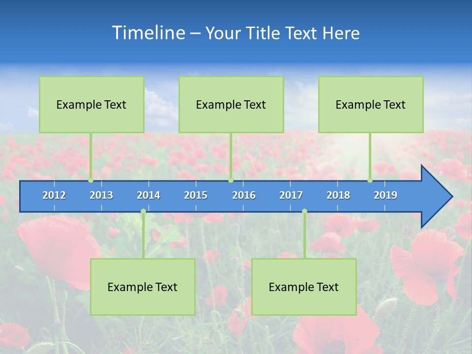 Landscape Close Up Beautiful PowerPoint Template