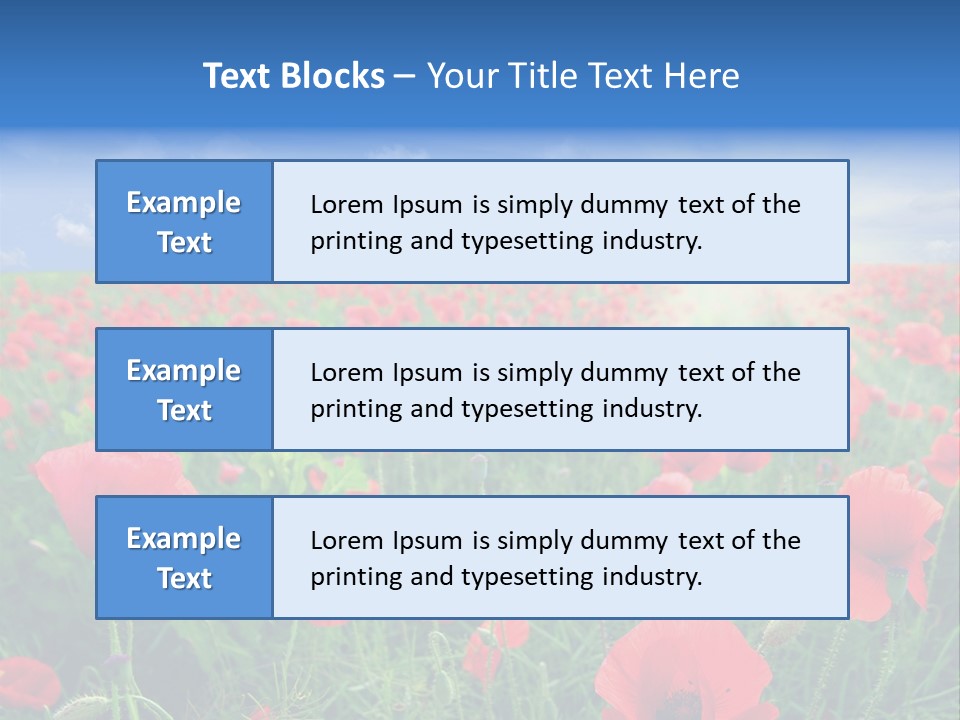 Landscape Close Up Beautiful PowerPoint Template