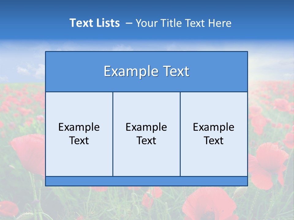 Landscape Close Up Beautiful PowerPoint Template