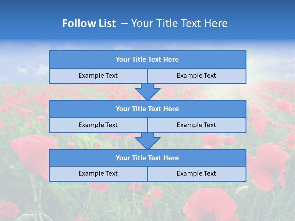 Landscape Close Up Beautiful PowerPoint Template