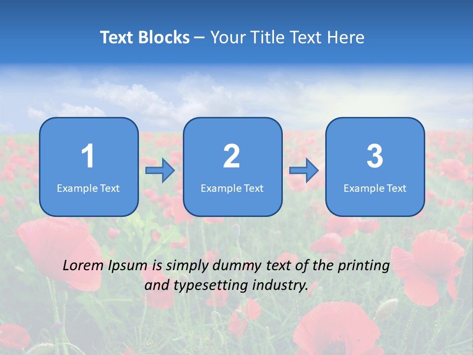 Landscape Close Up Beautiful PowerPoint Template
