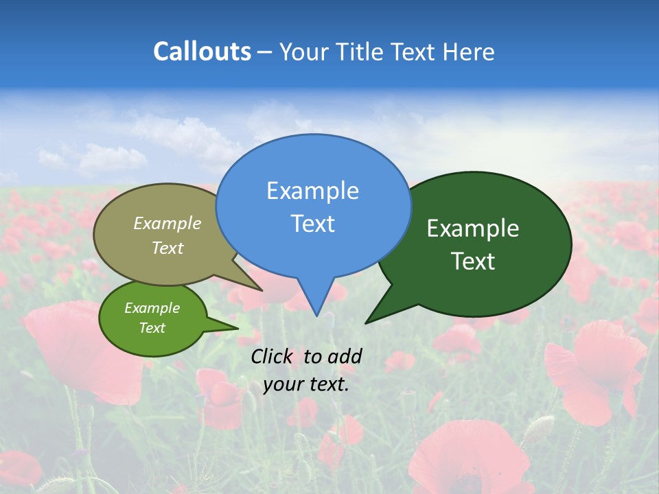Landscape Close Up Beautiful PowerPoint Template