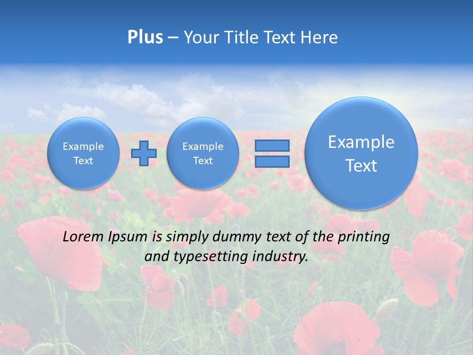 Landscape Close Up Beautiful PowerPoint Template