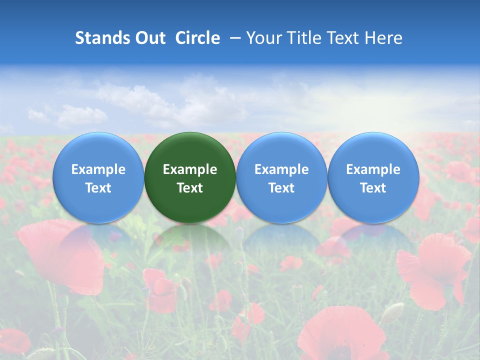 Landscape Close Up Beautiful PowerPoint Template