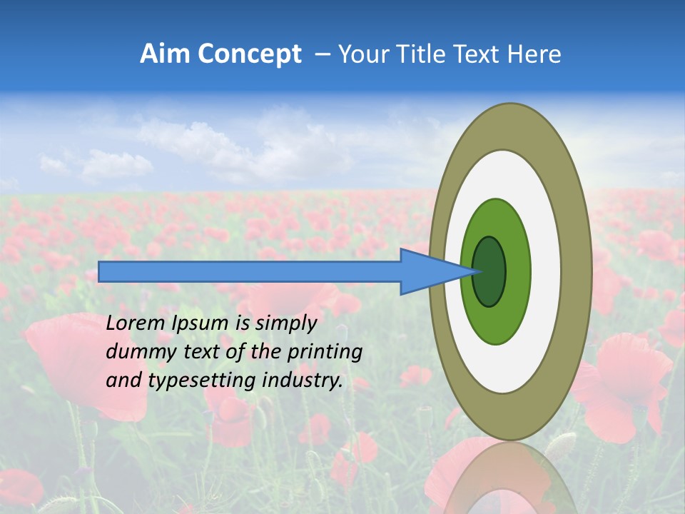 Landscape Close Up Beautiful PowerPoint Template