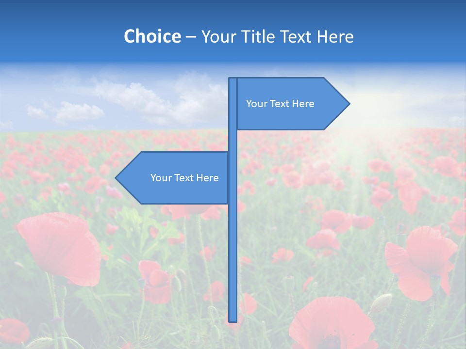Landscape Close Up Beautiful PowerPoint Template
