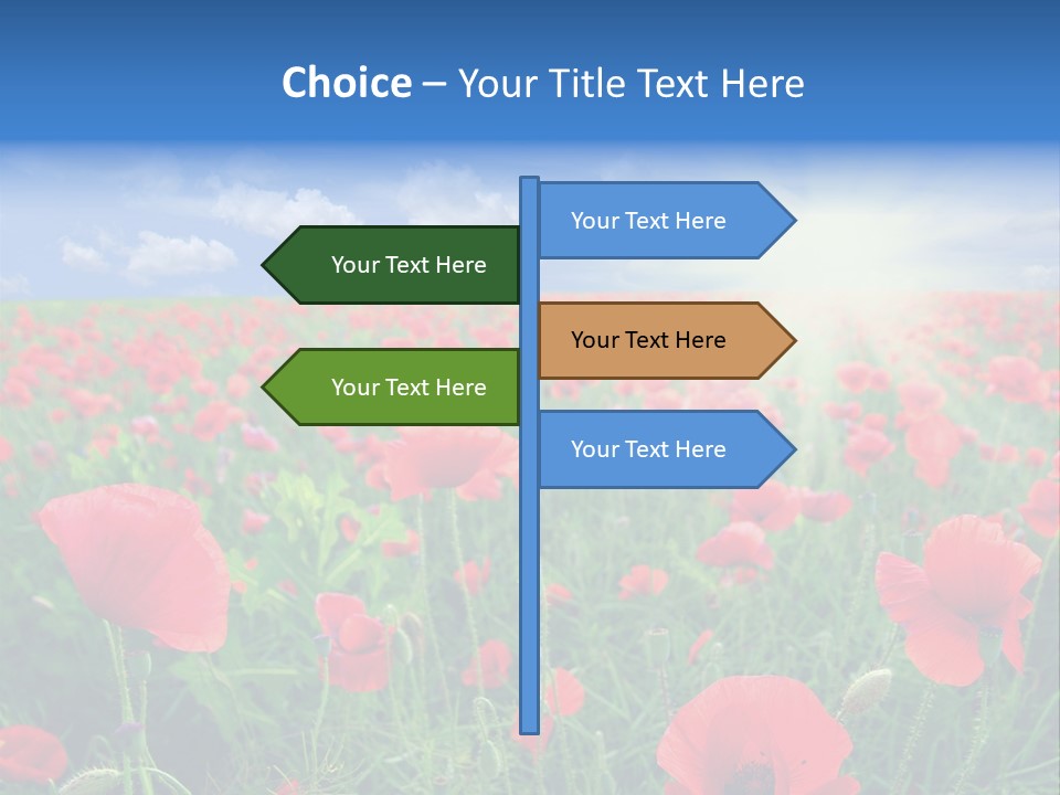 Landscape Close Up Beautiful PowerPoint Template