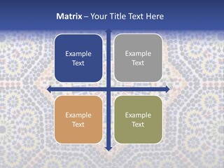 Morocco Traditional Tile PowerPoint Template